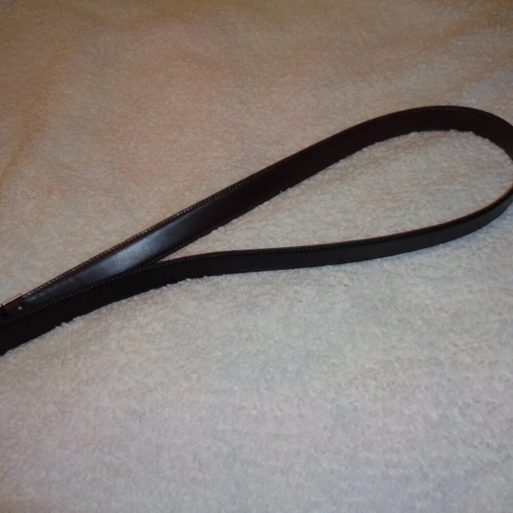 Dockers Men's Genuine Leather Black Belt Size L Large 38-40